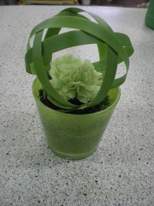 table decoration with Aristea